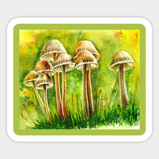 Conical Brittlestem mushroom Sticker